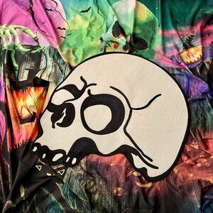 Skull Rug!  Rare Design and Perfect for Decorating anywhere  NWT